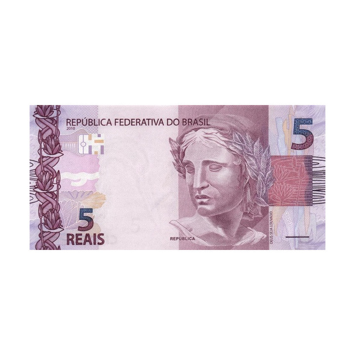 Brazil 5 Reais 2010 P-253a