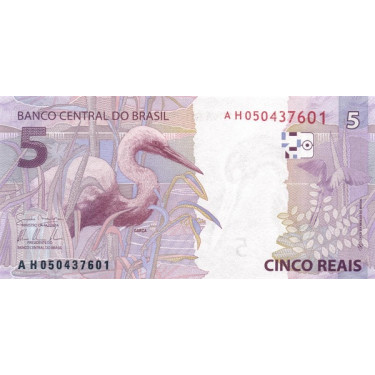 Brazil 5 Reais 2010 P-253a