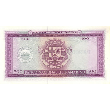 Mozambique 500 Escudos 1967 P-118