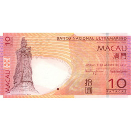 Macao 10 Patacas 2010 P-80b
