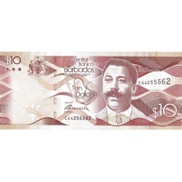 Barbados 10 Dollars 2013 P-75a