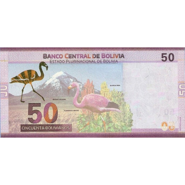 Bolivia 50 Bolivianos 2019 P-new
