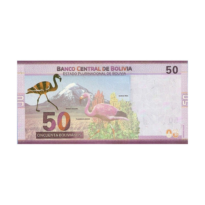 Bolivia 50 Bolivianos 2019 P-new