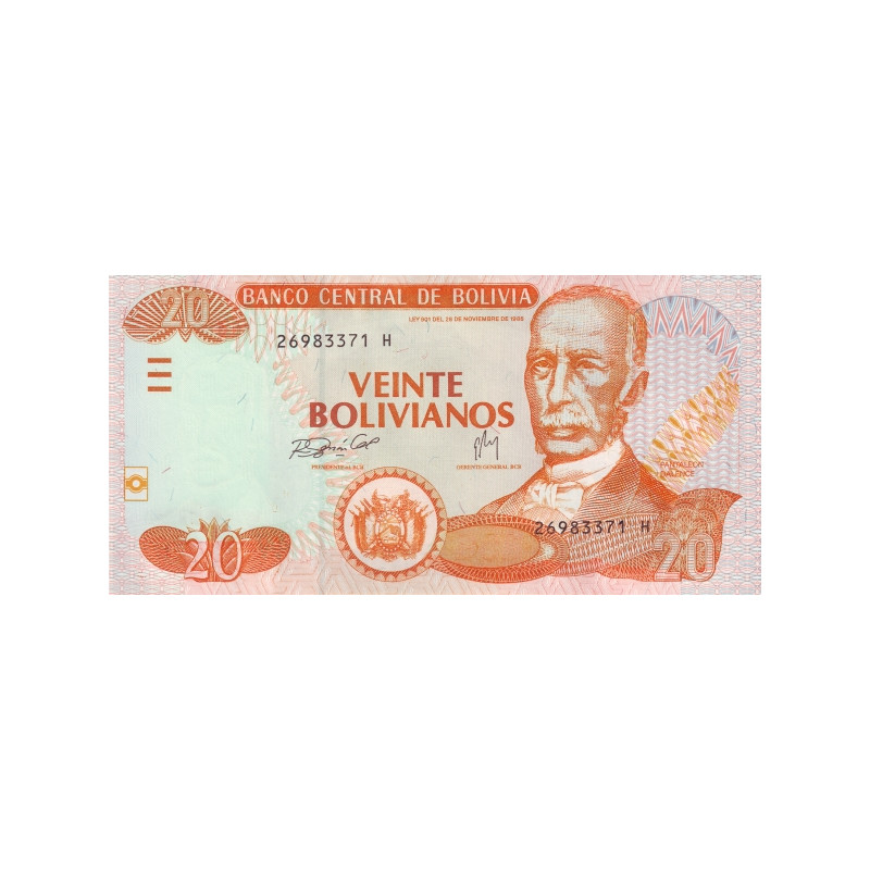 Bolivia 20 Bolivianos 1986 P-234