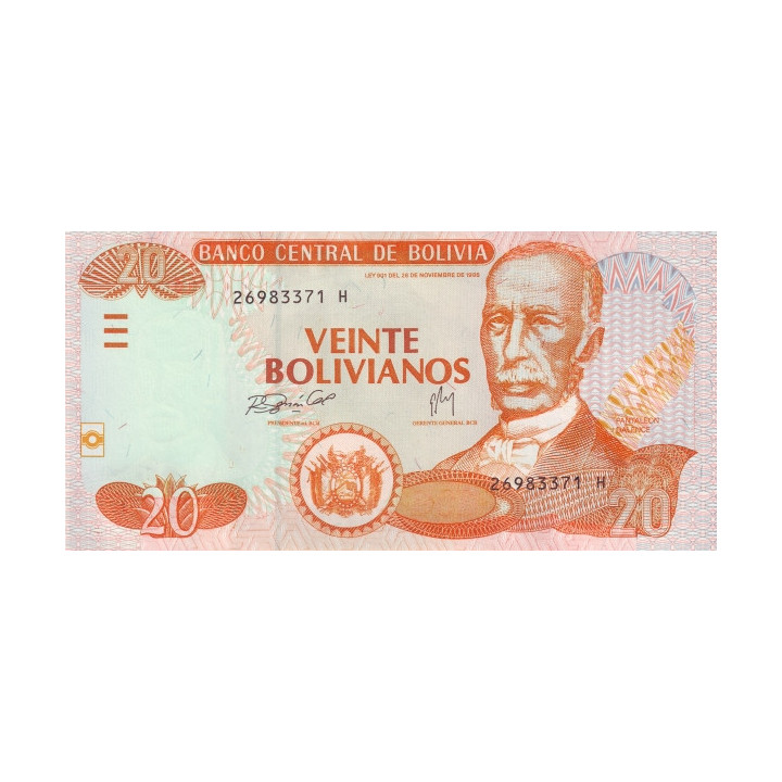 Bolivia 20 Bolivianos 1986 P-234