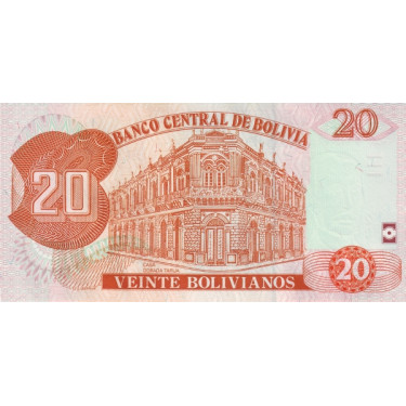 Bolivia 20 Bolivianos 1986 P-234