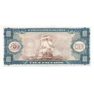 Chile 100 Escudos ND P-141a1