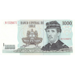 Chile 1000 Pesos 2008-2009 P-154g