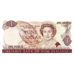 New Zealand 1 Dollar ND P-169c