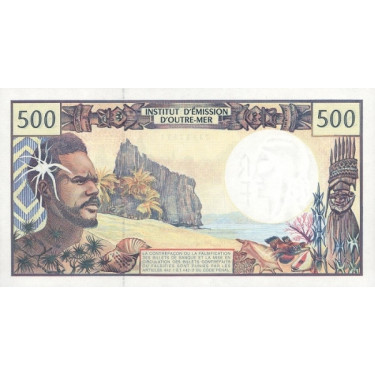 French Pacific Territories 500 Francs ND P-1g