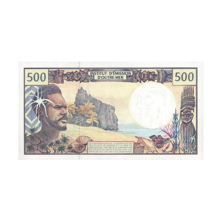 French Pacific Territories 500 Francs ND P-1g