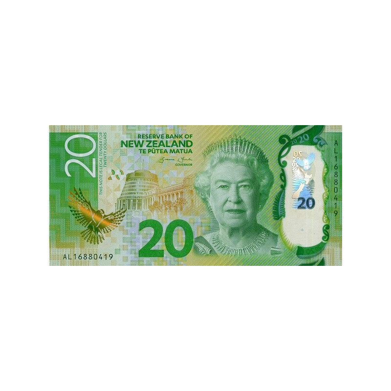 Nya Zeeland 20 Dollars 2015 P-193