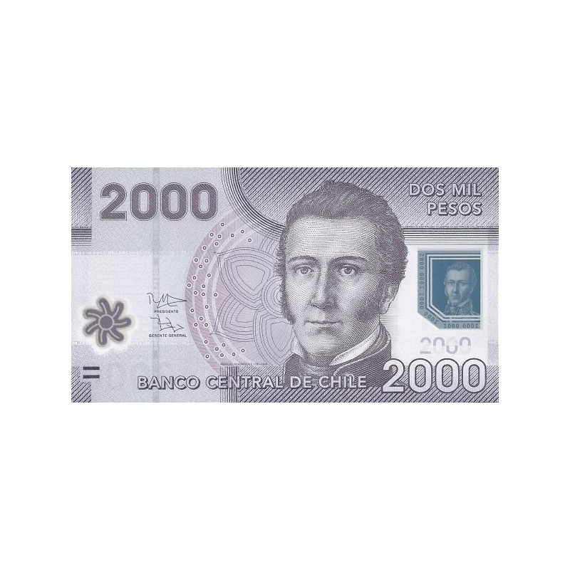 Chile 2000 Pesos 2012 P-162b