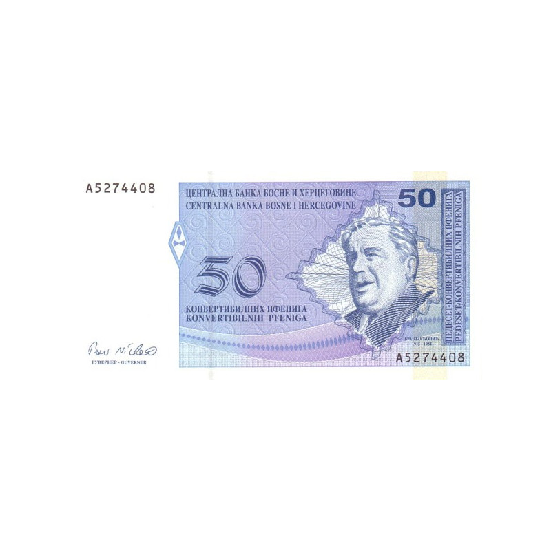 Bosnien Hercegovina 50 Pfeniga 1998 P-58