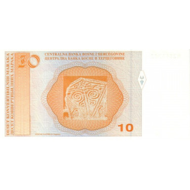 Bosnien Hercegovina 10 Maraka 1998 P-63