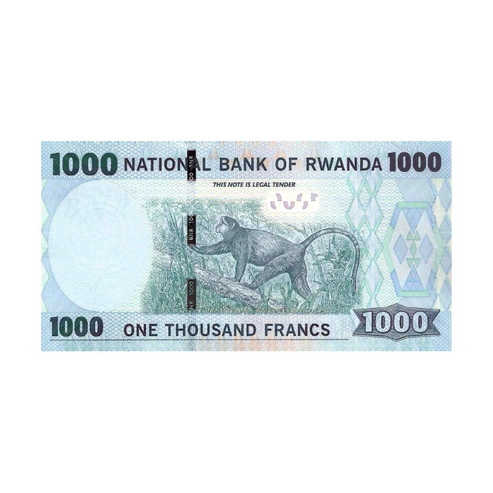 Rwanda 1000 Francs 2015 P-39