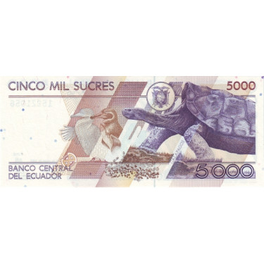 Ecuador 5000 Sucres 1999 P-128c
