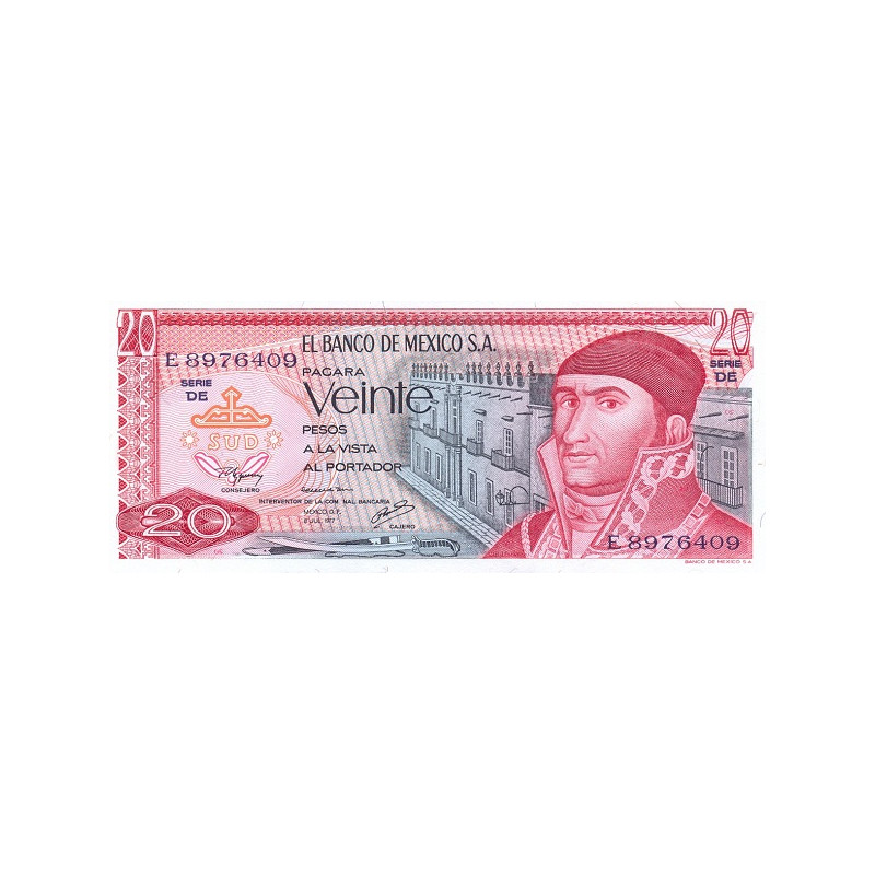Mexico 20 Pesos 1977 P-64d