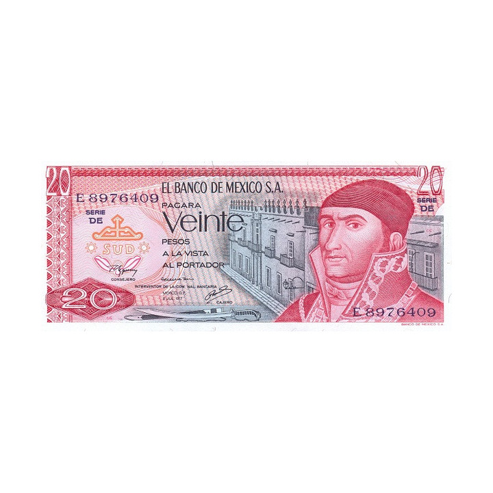 Mexiko 20 Pesos 1977 P-64d