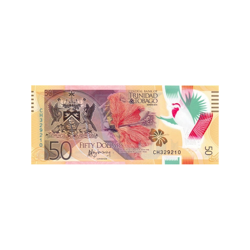 Trinidad and Tobago 50 Dollars 2015 P-59