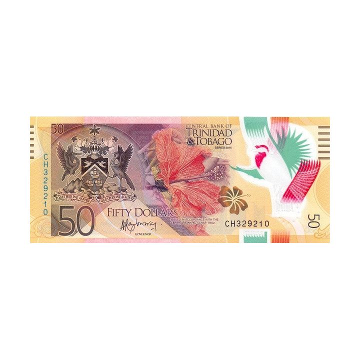 Trinidad and Tobago 50 Dollars 2015 P-59