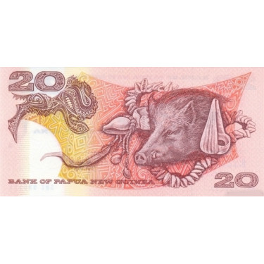 Papua New Guinea 20 Kina ND 1998 P-10c