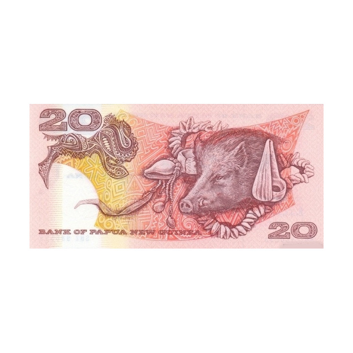 Papua New Guinea 20 Kina ND 1998 P-10c