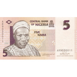Nigeria 5 Naira 2006 P-32a