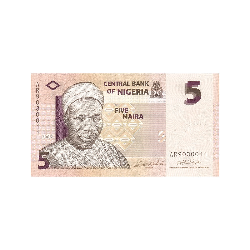 Nigeria 5 Naira 2006 P-32a