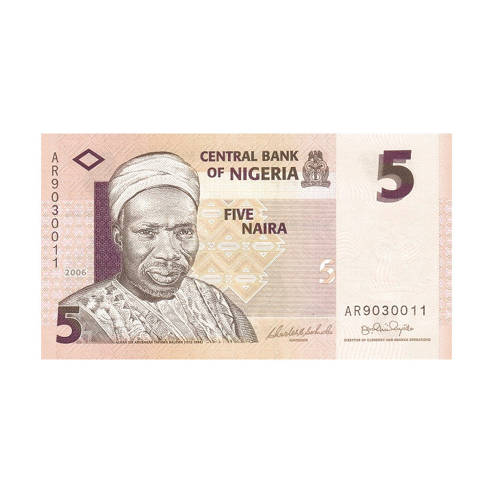 Nigeria 5 Naira 2006 P-32a
