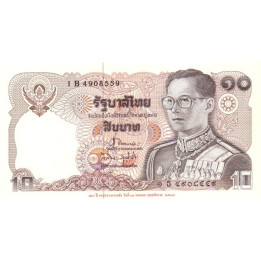 Thailand 10 Baht ND 1995 P-98
