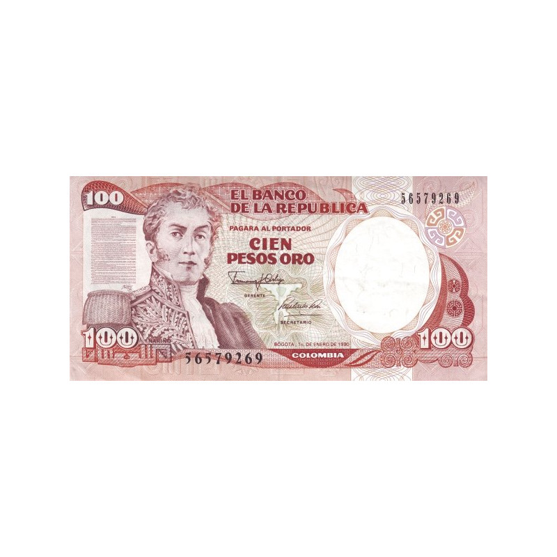 Colombia 100 Pesos 1990 P-426e