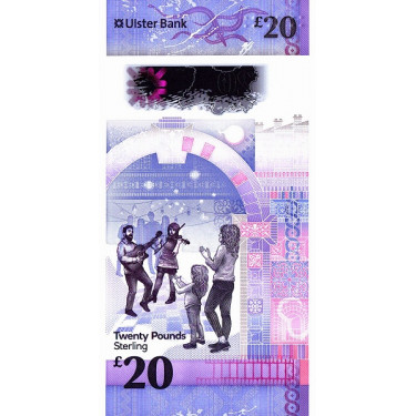 Nordirland 20 Pounds Ulster Bank 2020 P-new
