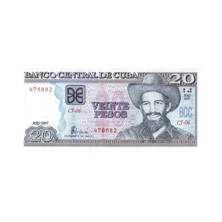 Kuba 20 Pesos 2007 P-122d