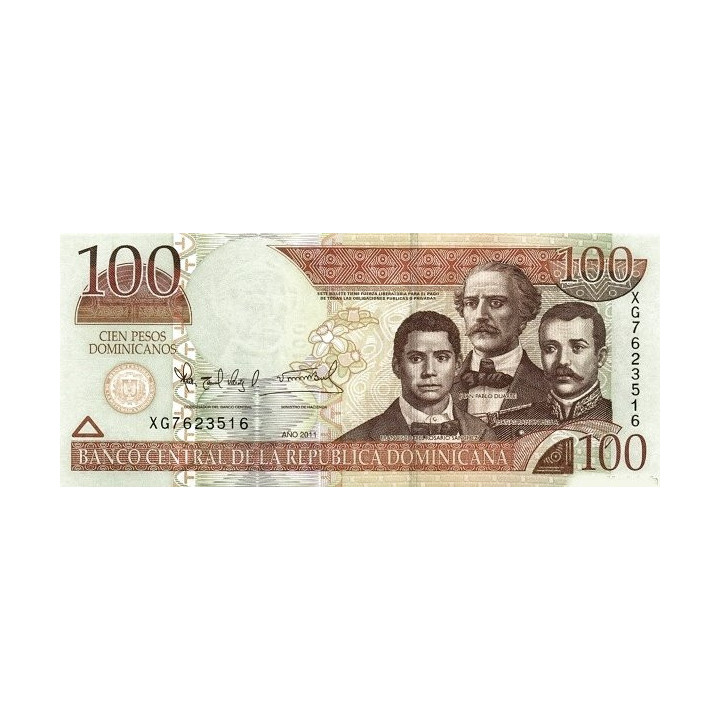 Dominican Republic 100 Pesos 2011 P-184a