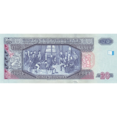 Guatemala 20 Quetzales 2008 P-118