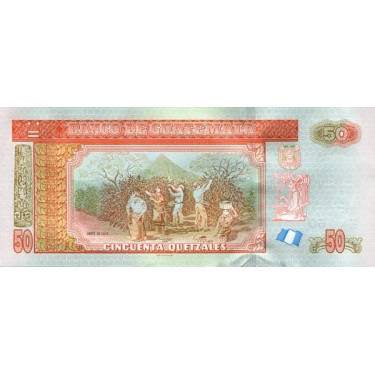 Guatemala 50 Quetzales 2012 P-125a