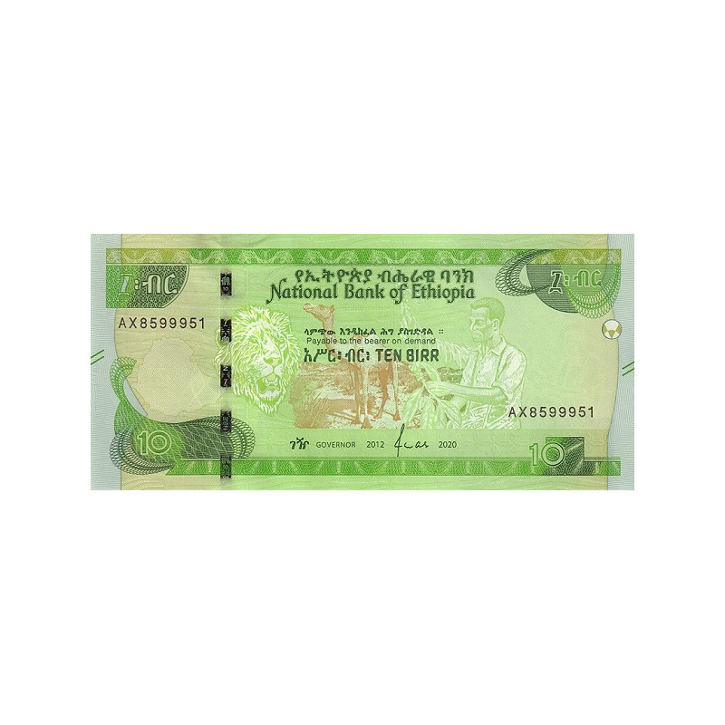 Etiopien 10 Birr 2020 P-new