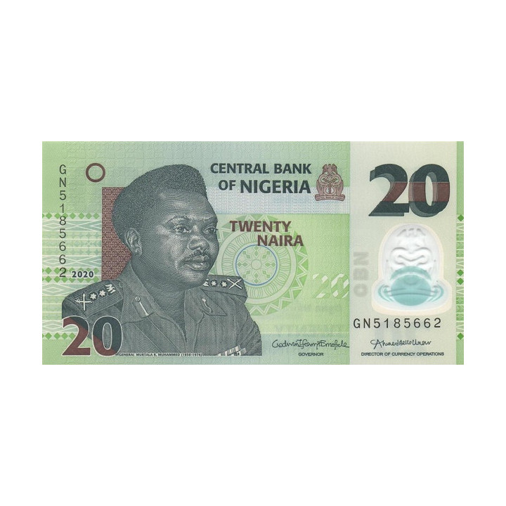 Nigeria 20 Naira 2020 P-34