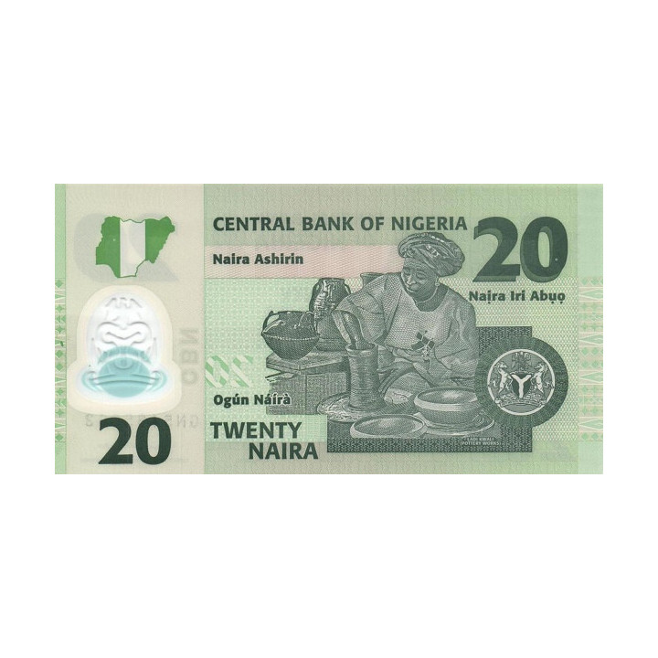 Nigeria 20 Naira 2020 P-34
