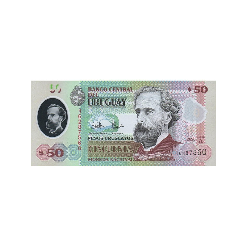 Uruguay 50 Pesos 2020 P-new