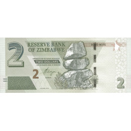Zimbabwe 2 dollars 2016 P-99