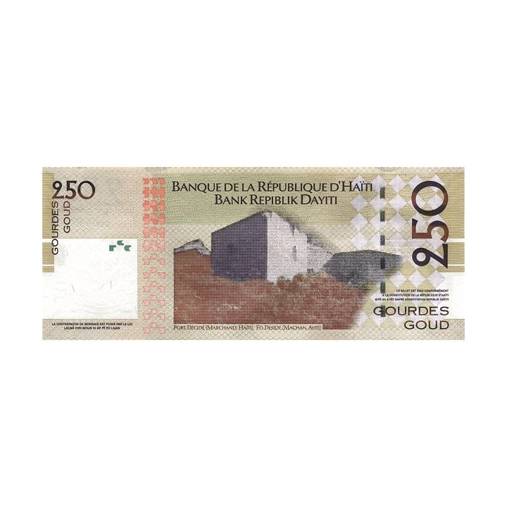 Haiti 250 Gourdes 2010 P-276d