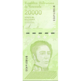 Venezuela 20 000 Bolivares 2020 P-new