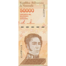 Venezuela 50 000 Bolivares 2020 P-new