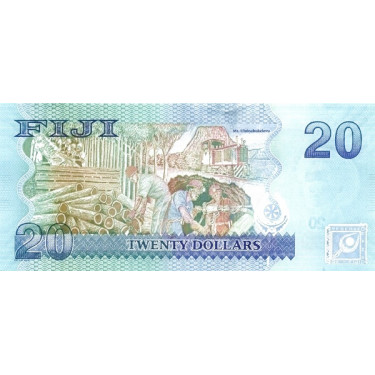 Fiji 20 Dollars ND 2012 P-117
