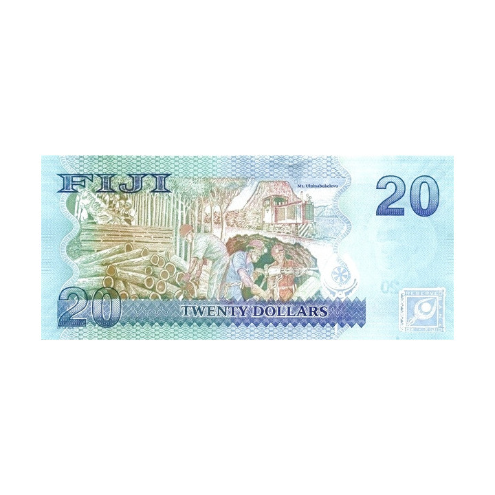 Fiji 20 Dollars ND 2012 P-117