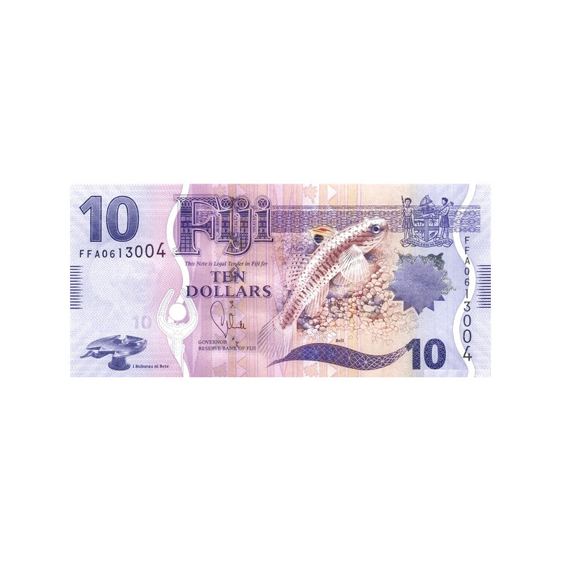 Fiji 10 Dollars ND 2012 P-116