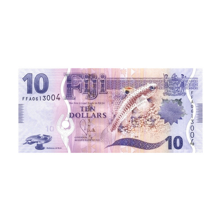 Fiji 10 Dollars ND 2012 P-116