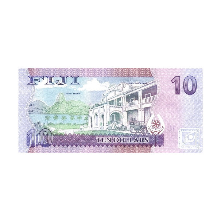 Fiji 10 Dollars ND 2012 P-116